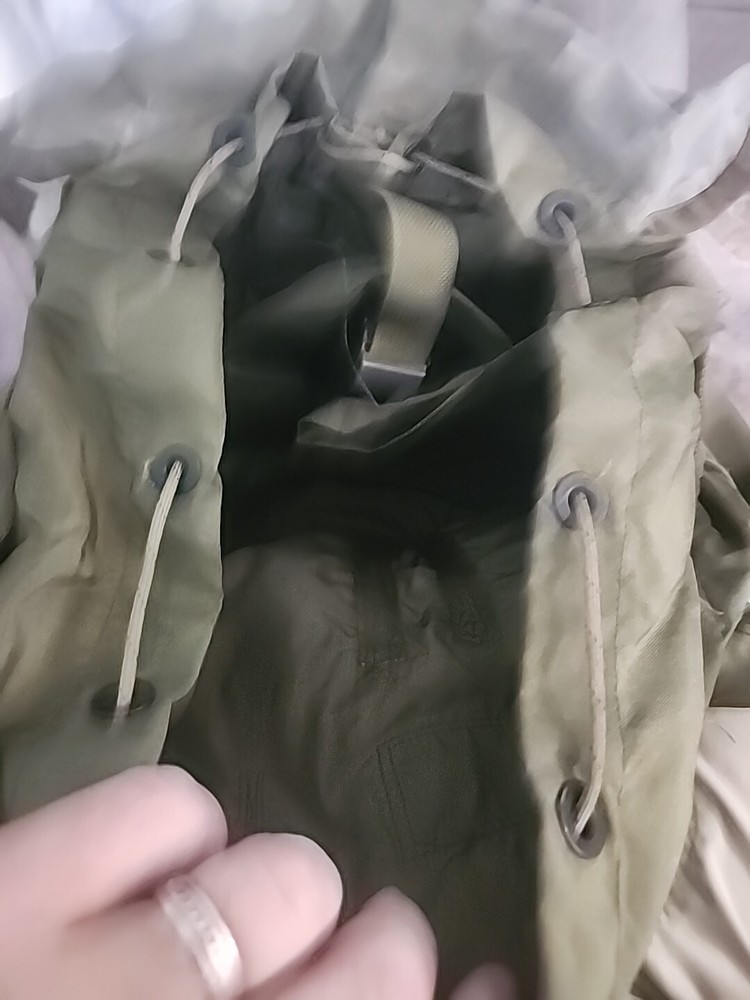 Fastek Vintage Military Back Pack. Missing One Sholder Strap.