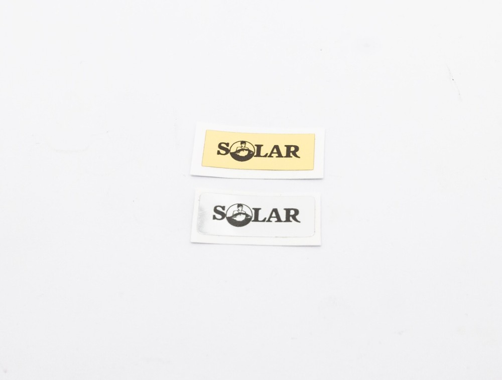 Solar Tackle Bankware Chrome / Gold Sticker