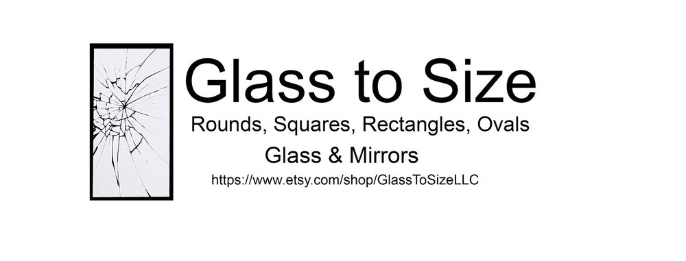 4 1/8” Round Replacement Mirror, Hand Cut, Custom Cut
