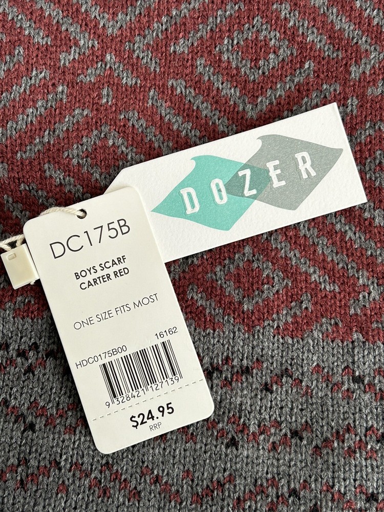 Scarf Carter Red For Boys One Size (DOZER)