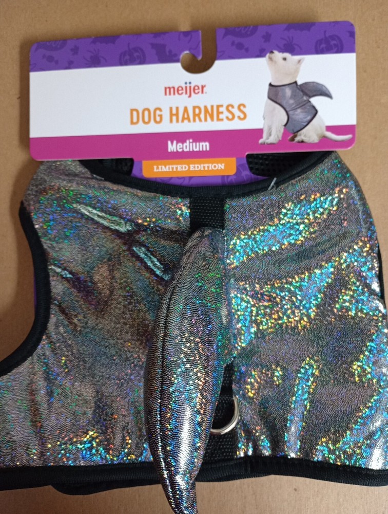 Shark Halloween Dog Harness Size Medium