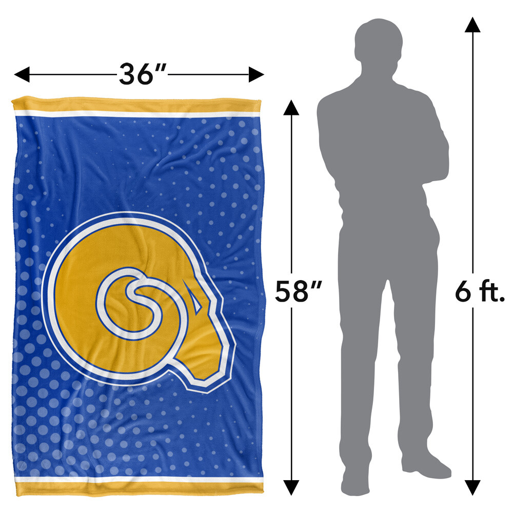 Albany State University Logo Dots Silky Touch Super Soft Throw Blanket