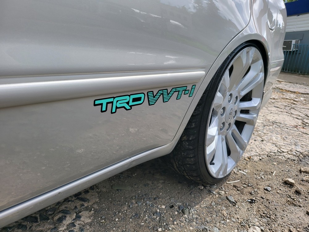 TRD VVTI Sticker Decal JDM 3Pcs