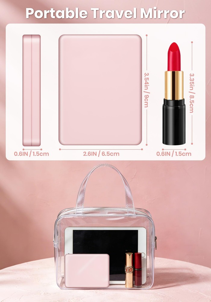 Compact Mirror, Rechargeable 30X Magnifying Mirror with 3 Lighting Modes Dim...