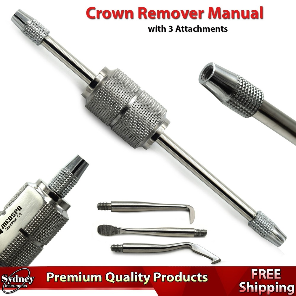 Dentist Crown Remover Bridge Removal Restoration Instruments with 3 Points