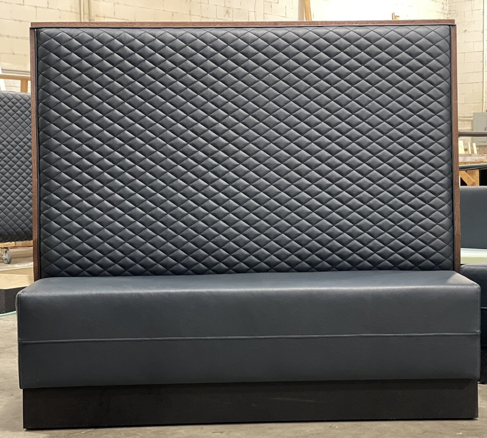 54’’high Quilted diamond back Single Double Booth