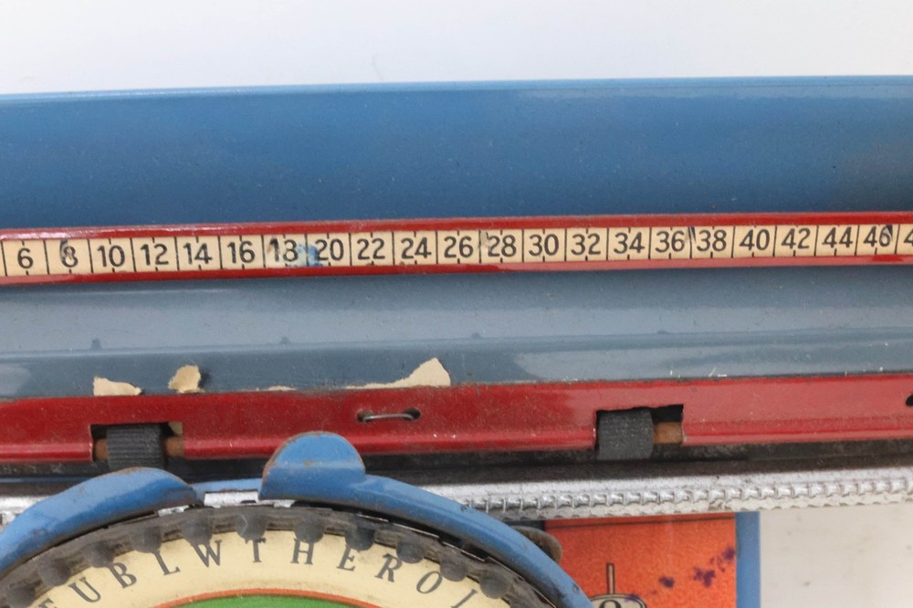 Antique c. 1902 Simplex Practical Dial Typewriter No. 2 With Box