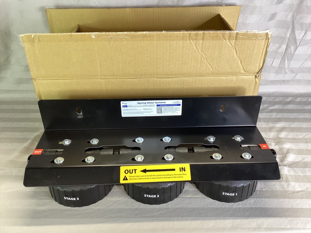 iSpring Whole House Water Filter System WGB32BM - MOUNT WITH 3 LIDS ONLY