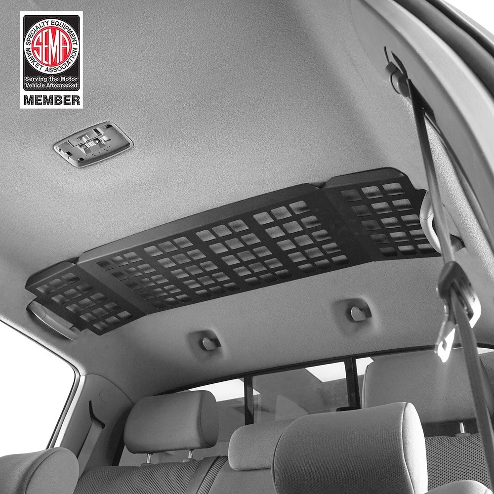 Overhead Storage Panel MOLLE Rack Truck Organizer