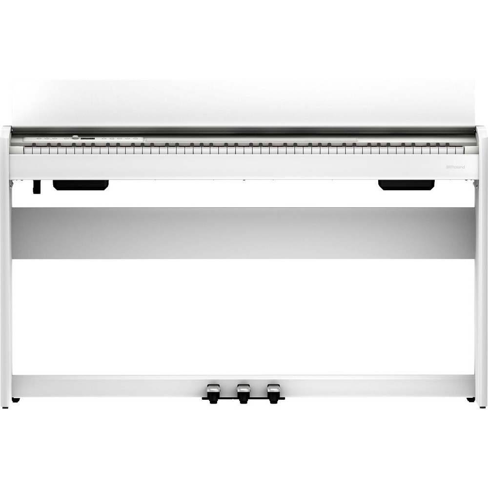 Roland F701 Digital Piano - White COMPLETE HOME BUNDLE