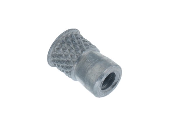 AVK Threaded Insert Knurled AW #6-32 Cadmium Clear Open End (75 Pieces)