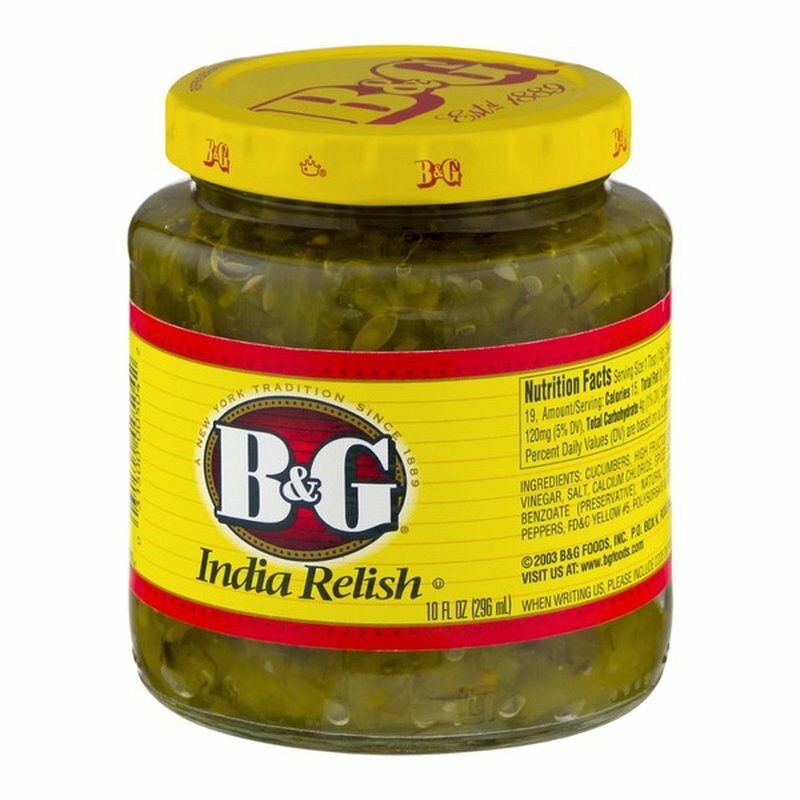 B&G India Relish 10 fl oz