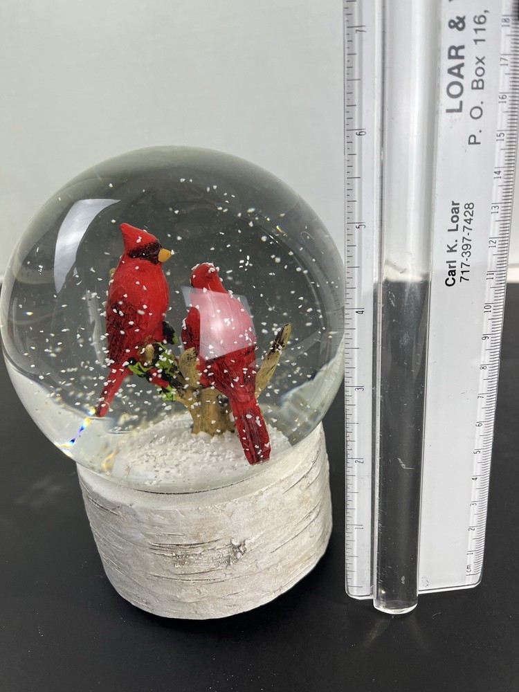Cardinal Musical Snow Globe R