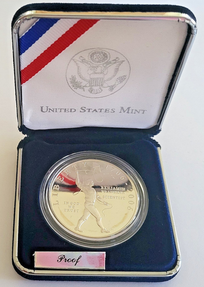 2006 Benjamin Franklin Commemorative Coin Program With COA