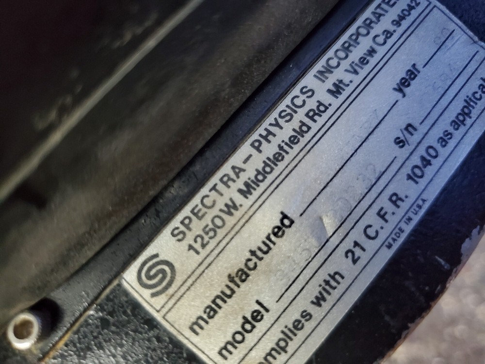 Spectra-Physics 945L Laserplane Transmitter w/ Hard Case Untested As Is