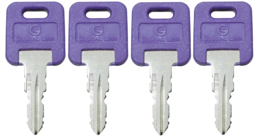 4 PACK Global Link PRECUT RV Lock Key * SELECT YOUR KEY CODE * G301 - G391