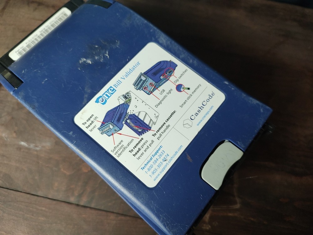 CashCode One Bill Validator / Bill Acceptor | Part Number: FLSV-0104 Untested