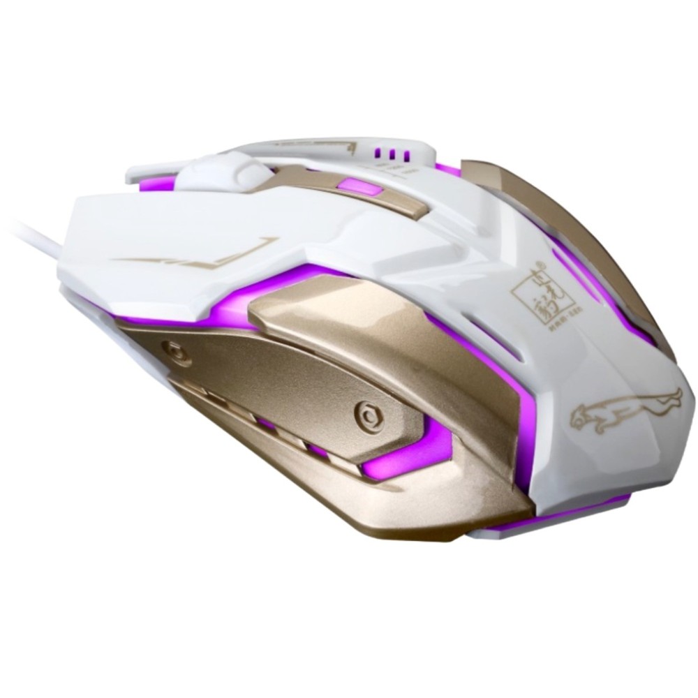 SANOXY Wired Gaming Mouse Adjustable DPI Ergonomic USB White