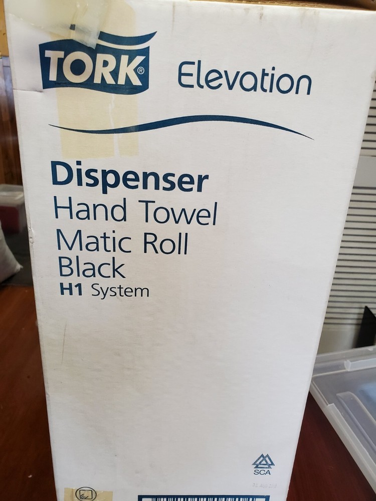 Tork Elevation Dispensor Hand Towel Matic Roll Black H-1 System