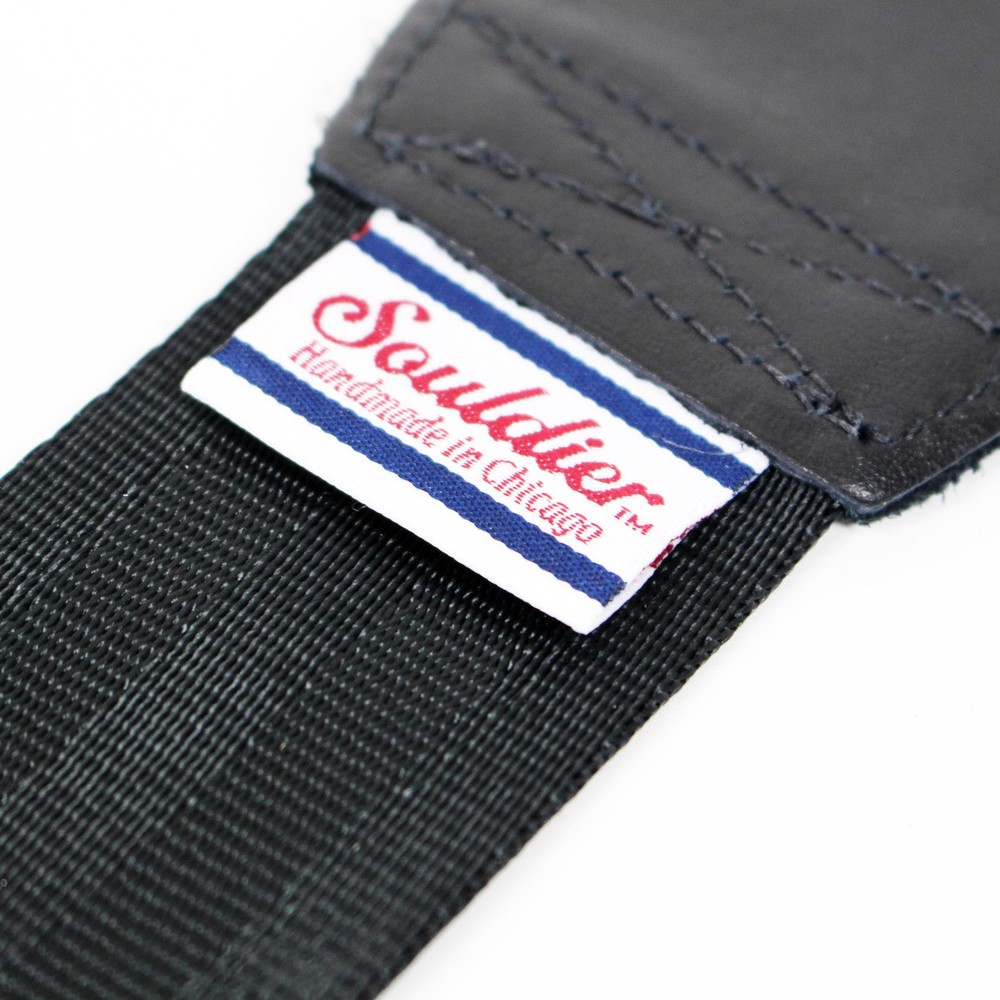 Souldier "Argus" Black Pattern 2" Guitar Strap