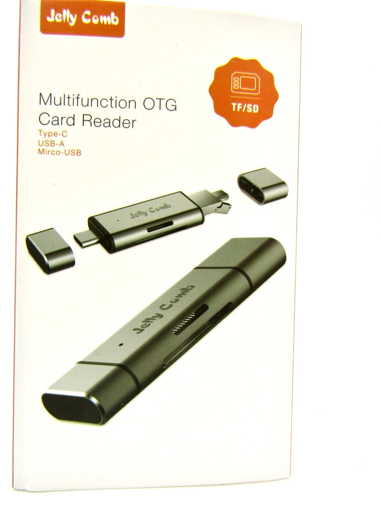 (20X) Multifunction OTG Card Reader USB C / Micro USB Adapter - NEW