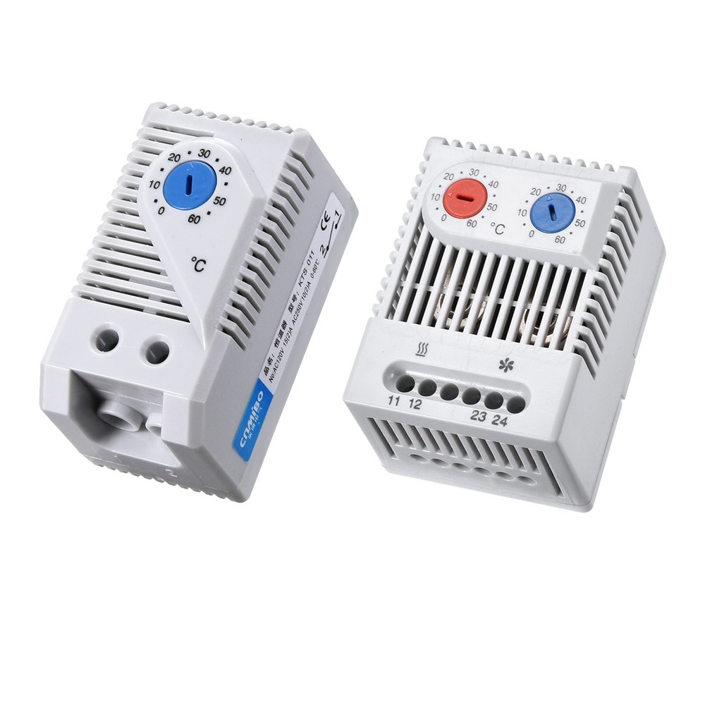 Mechanical Thermostat, 0-60℃ Adjustable Compact Temperature Controller Switch
