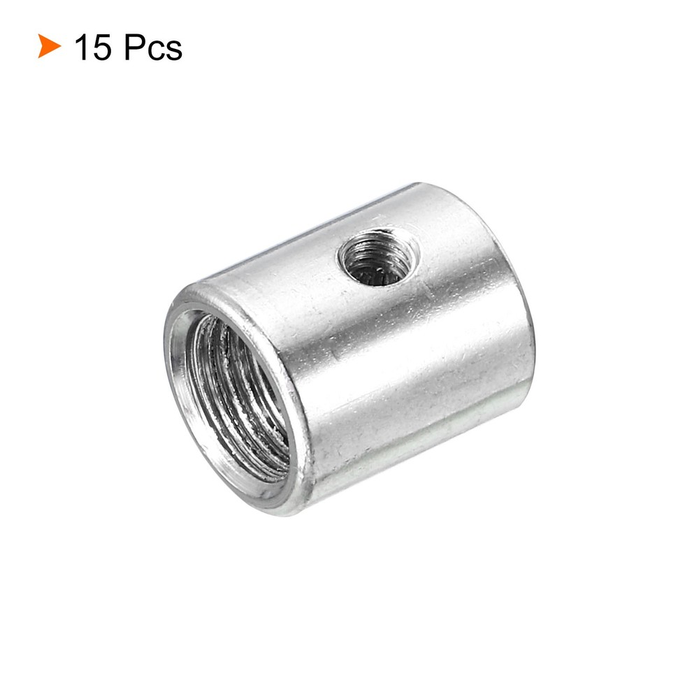 15pcs Round Coupling Nut M10 to M8 Adapter Screw Thread Convert Sleeve Connector