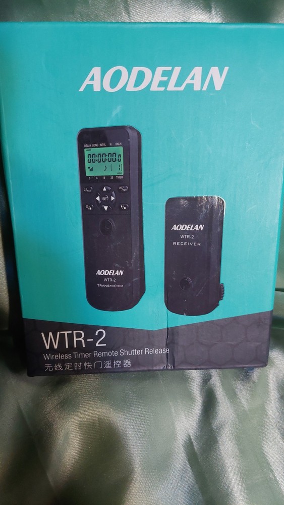 AODELAN WTR-2 Wireless Camera Shutter Release Timer Remote Control
