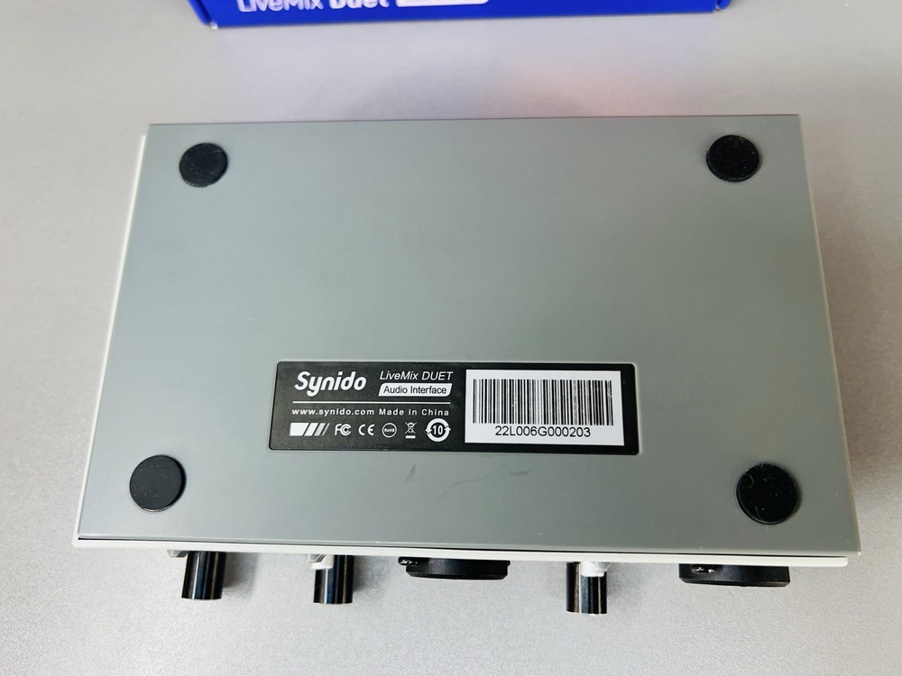 Synido LiveMix Duet Audio Interface Grey