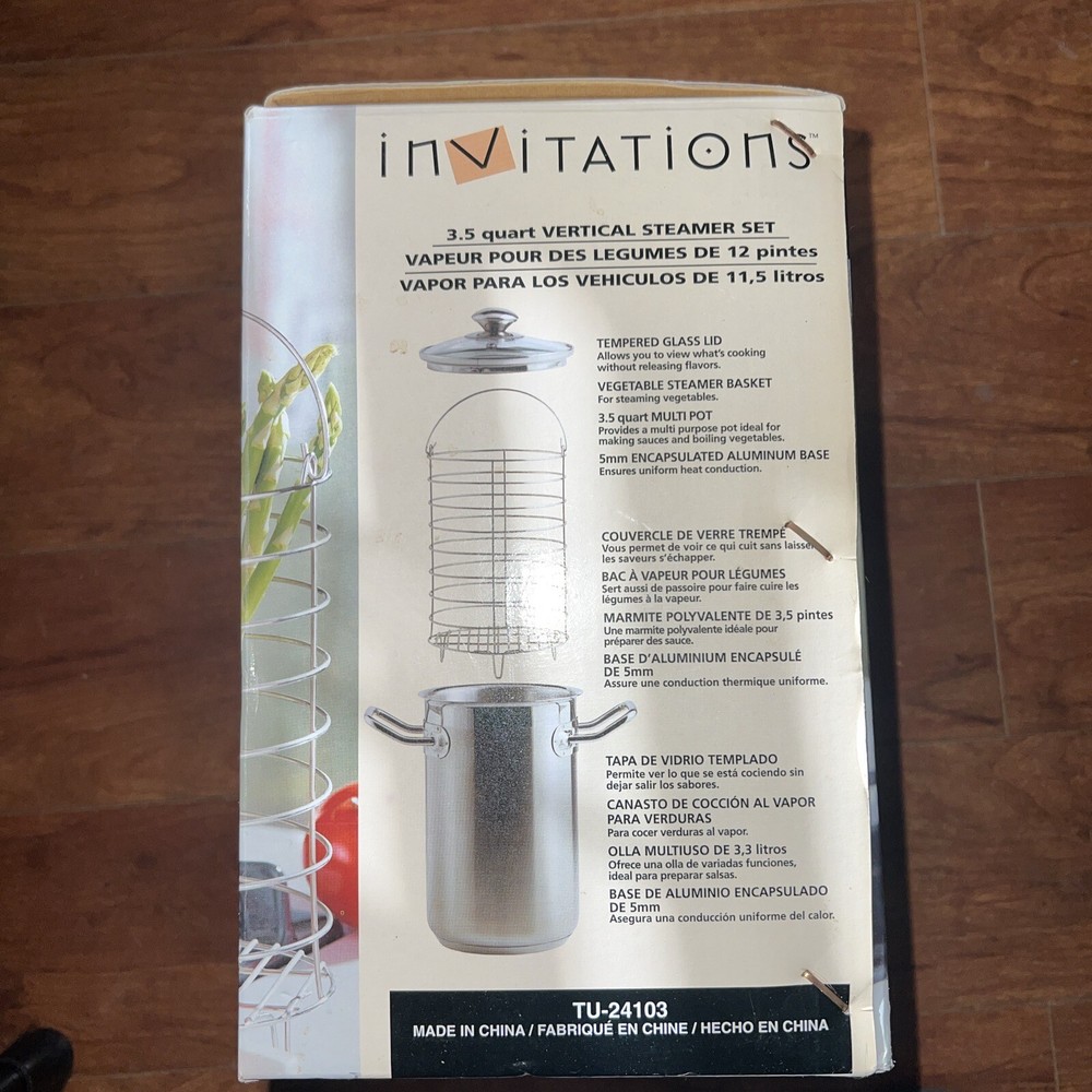 Invitations 3.5 Quart Vertical Food Streamer Set