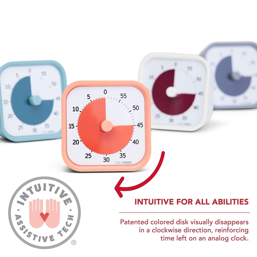 TIME TIMER Home MOD - 60 Minute Kids Visual Timer Home Edition - For Homescho...