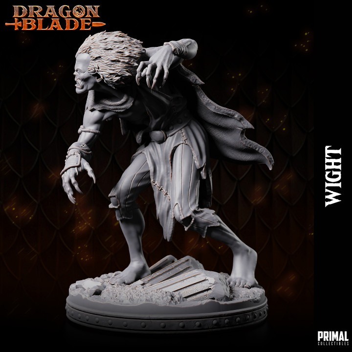 Wight Medium Undead Creature 32mm scale D&D TTRPG mini