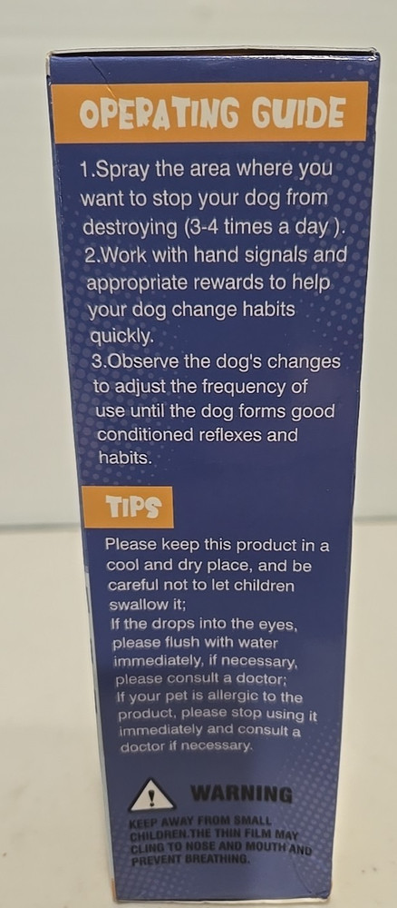Pet Antichew Bitterness Spray