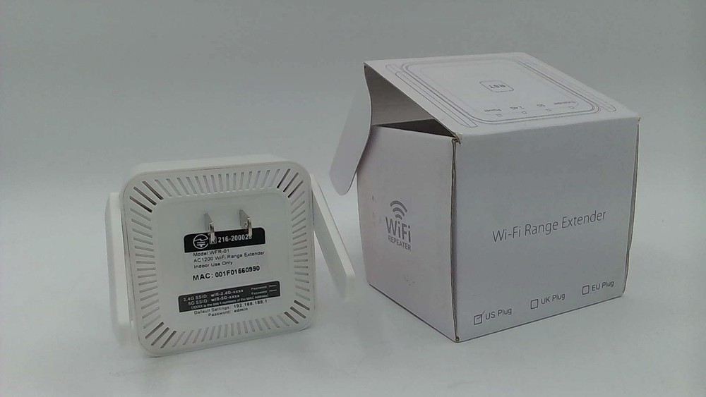 RST AC1200 WiFi Range Extender Repeater Wireless Amplifier Booster US Plug