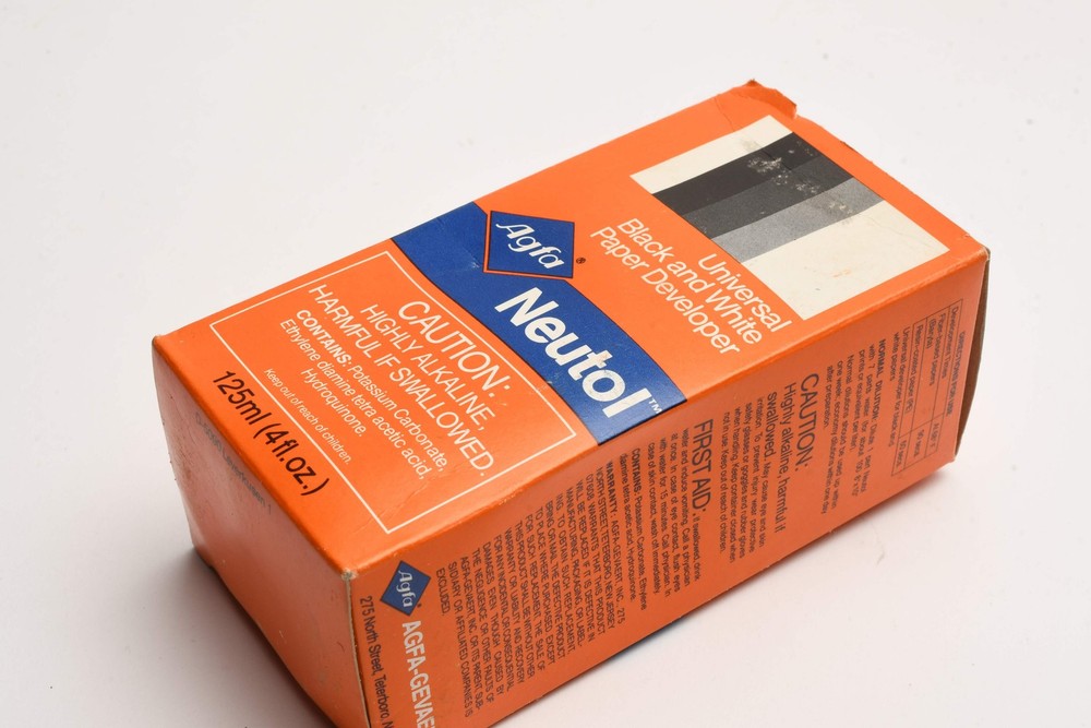 4X Agfa Neutol Liquid Paper Developer 4 fl oz. New