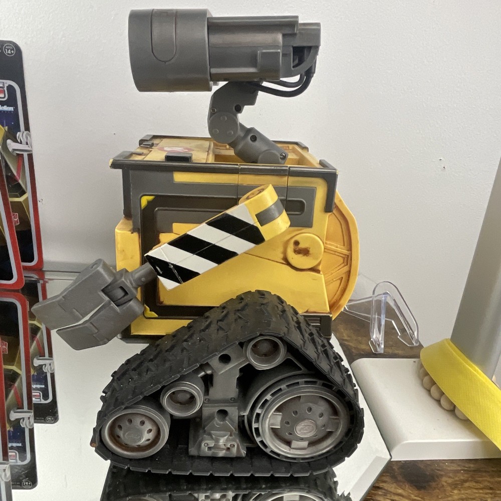 Disney Pixar WALL-E Interactive Robot Thinkway No Remote WORKS! 10” Toy HTF Read