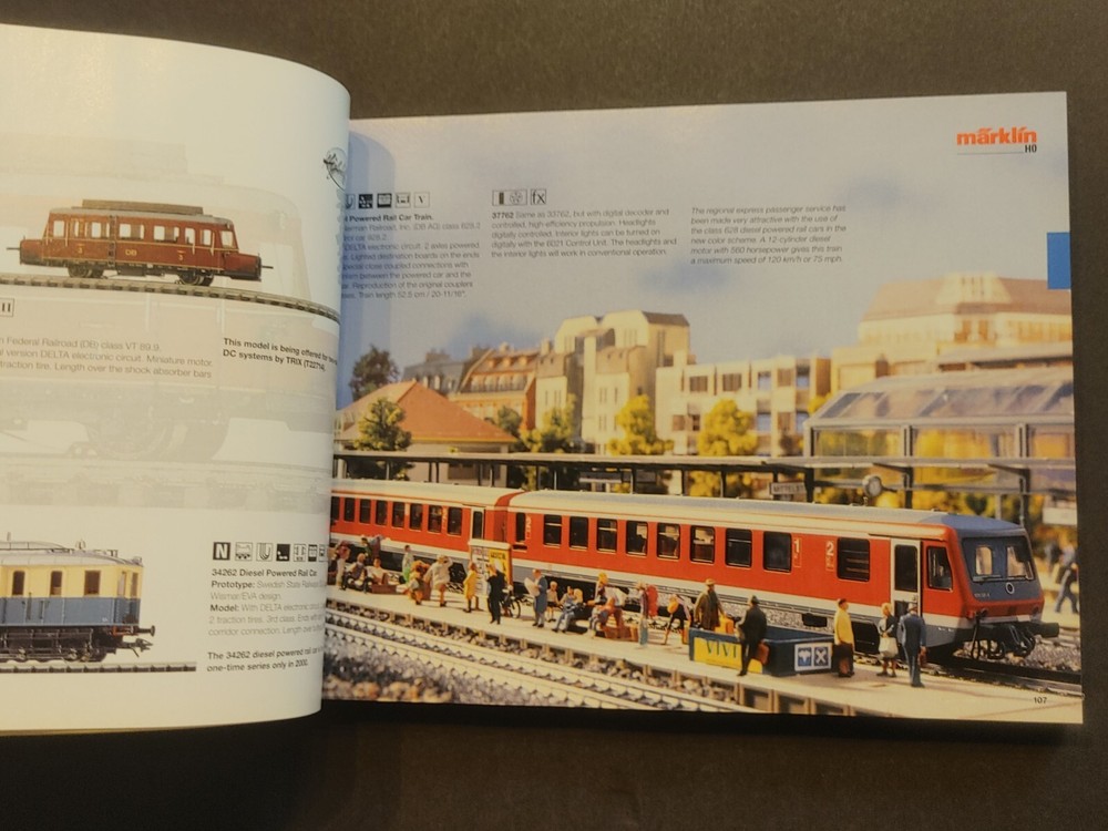 2000/01 E MARKLIN HO TRAIN CATALOG VG
