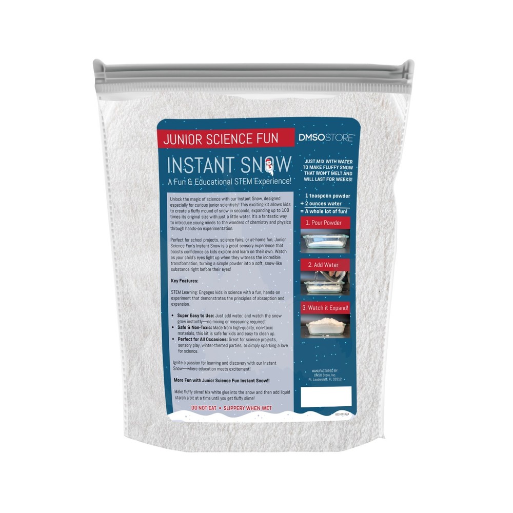 5 Pack Junior Science Fun Instant Snow Powder 2oz STEM Kit