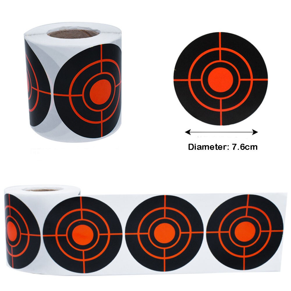 Shooting Target Self Adhesive Target Sticker Targets Splatter Reactive 3" inch