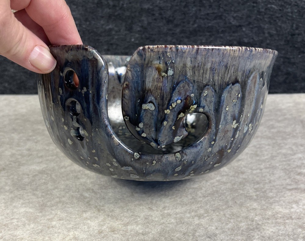 Glazed Ceramic Yarn Bowl, Original