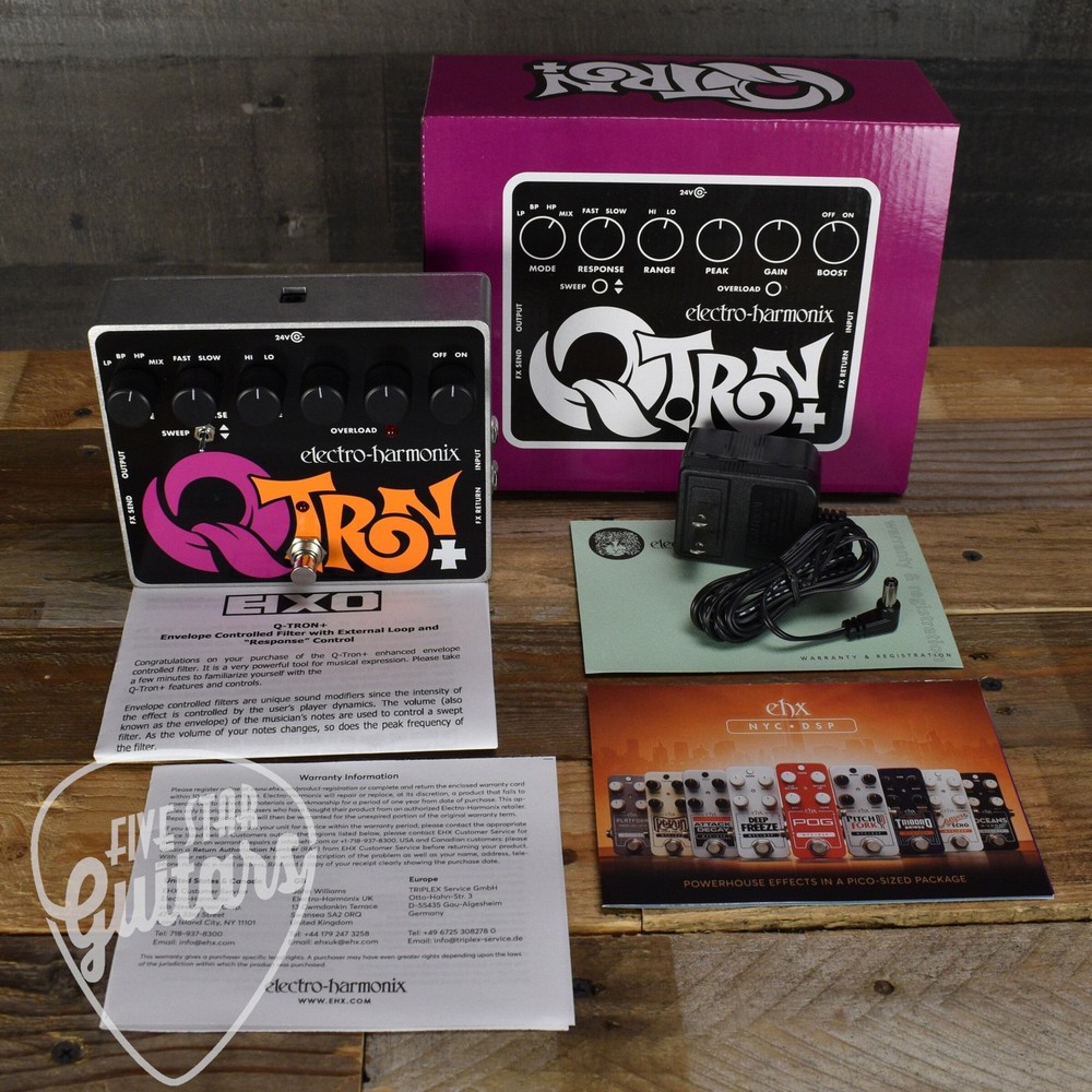 Electro-Harmonix Q-Tron Plus Envelope Filter with Effects Loop