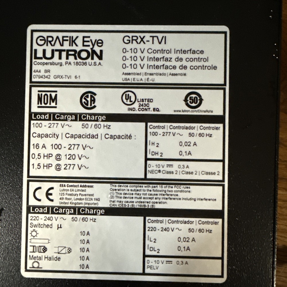 Lutron GRX-TVI
