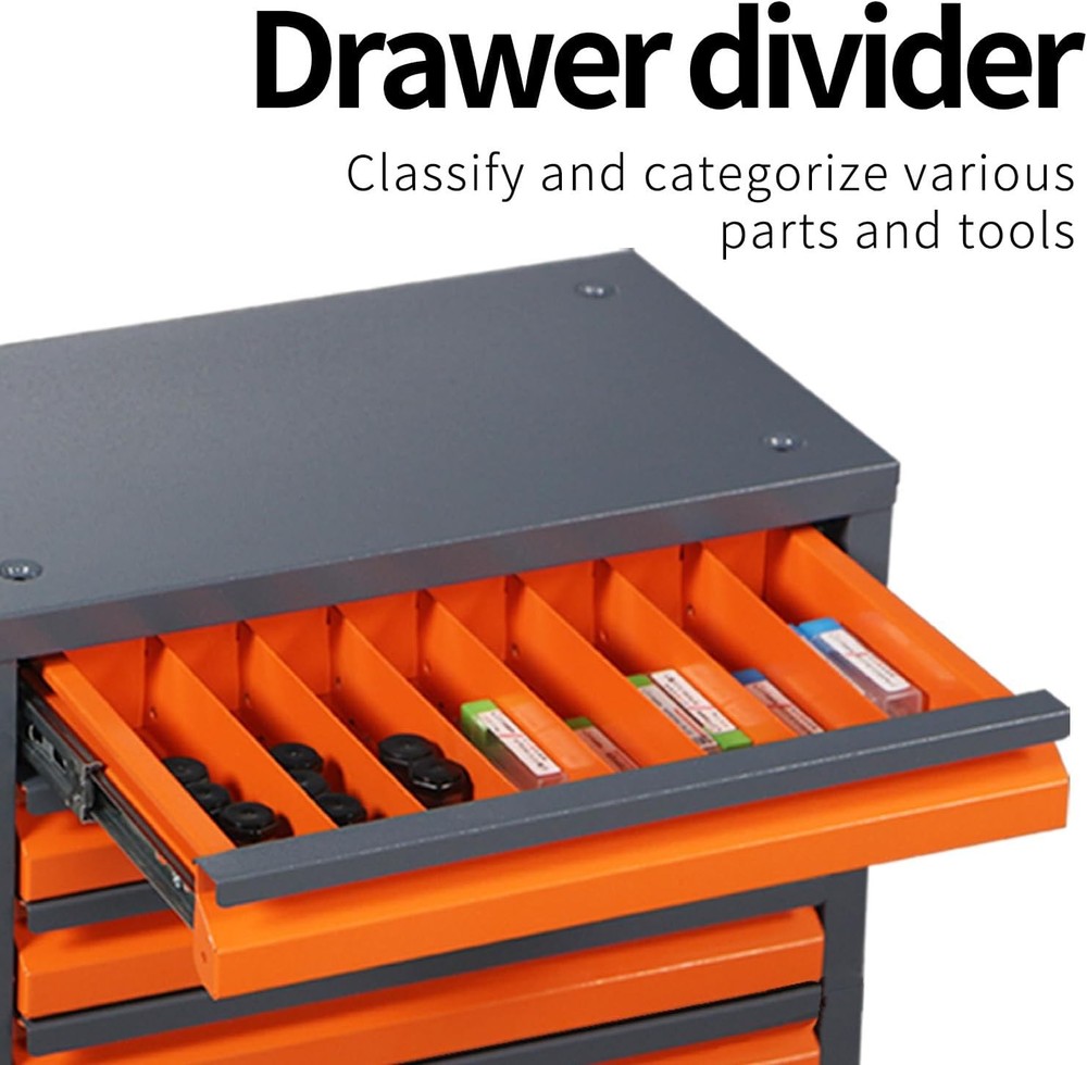 Drill Bit Dispenser Cabinet 5 Drawers Organizer Stackable Milling Cutter Storage