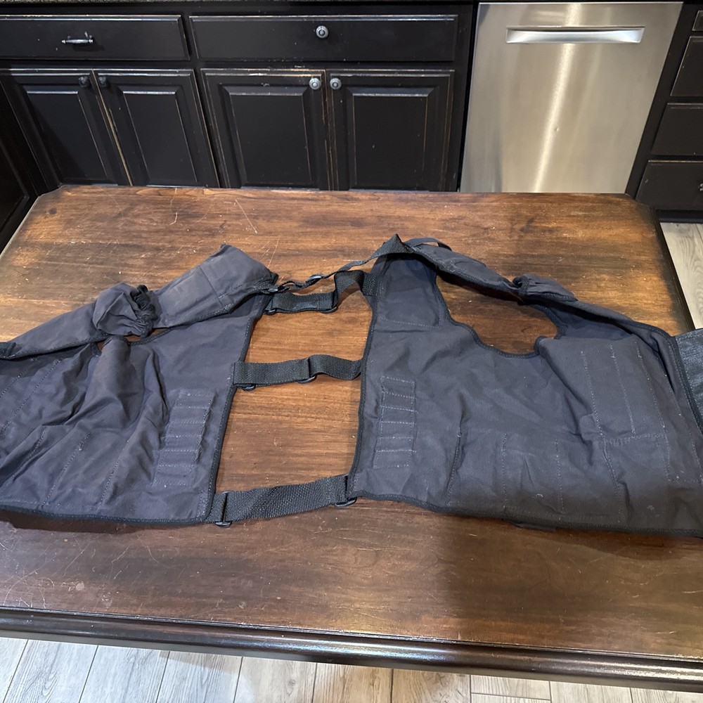 tactical vest black