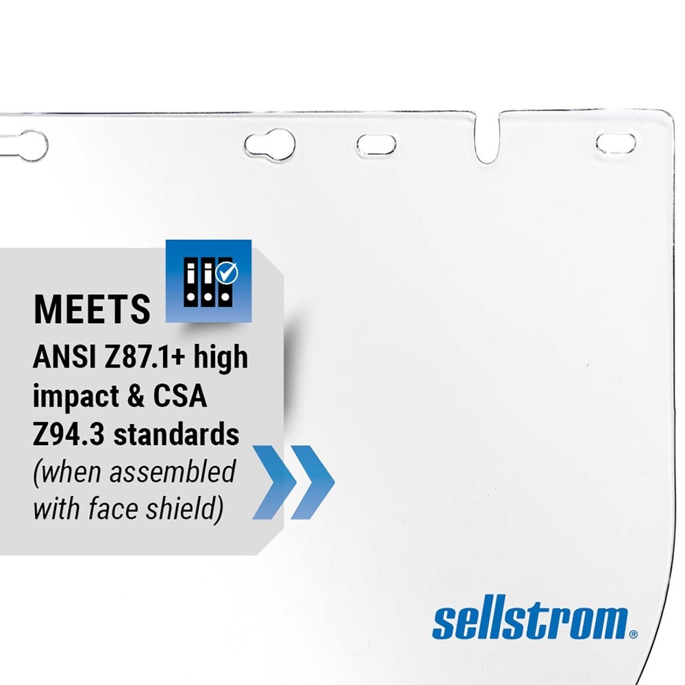 Lightweight Replacement Window for 390 Face Shields - Clear, Safe, and Durable