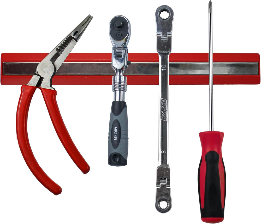 SR10 Magnetic Organizer Rail for Securing Tools and Work Bench Organization