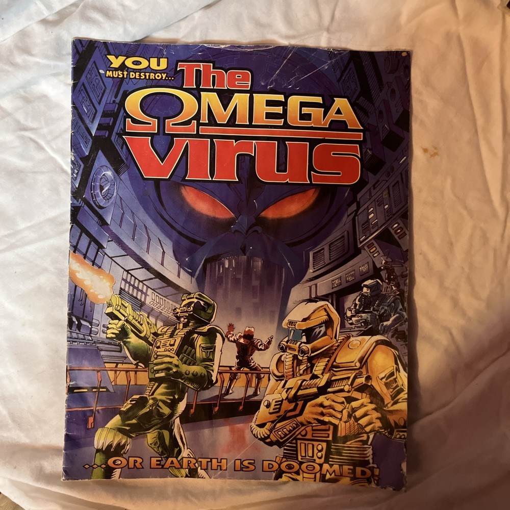 The Omega Virus Board Game Replacement Instruction Book ONLY