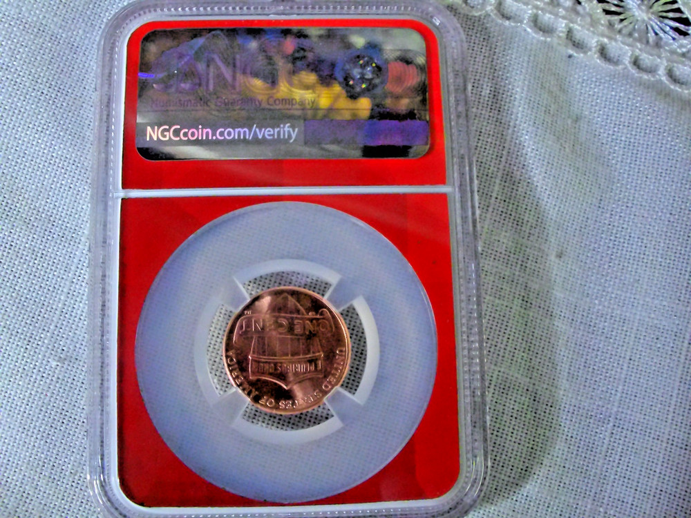 2025 P 1c Lincoln Shield Cent Coin MS 66 RD