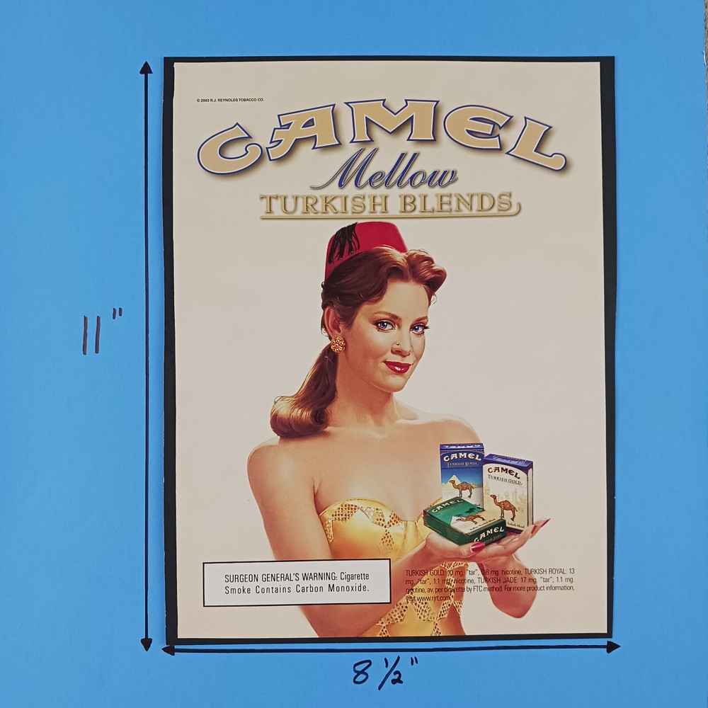 2003 Camel Turkish Blends Print Advertisement