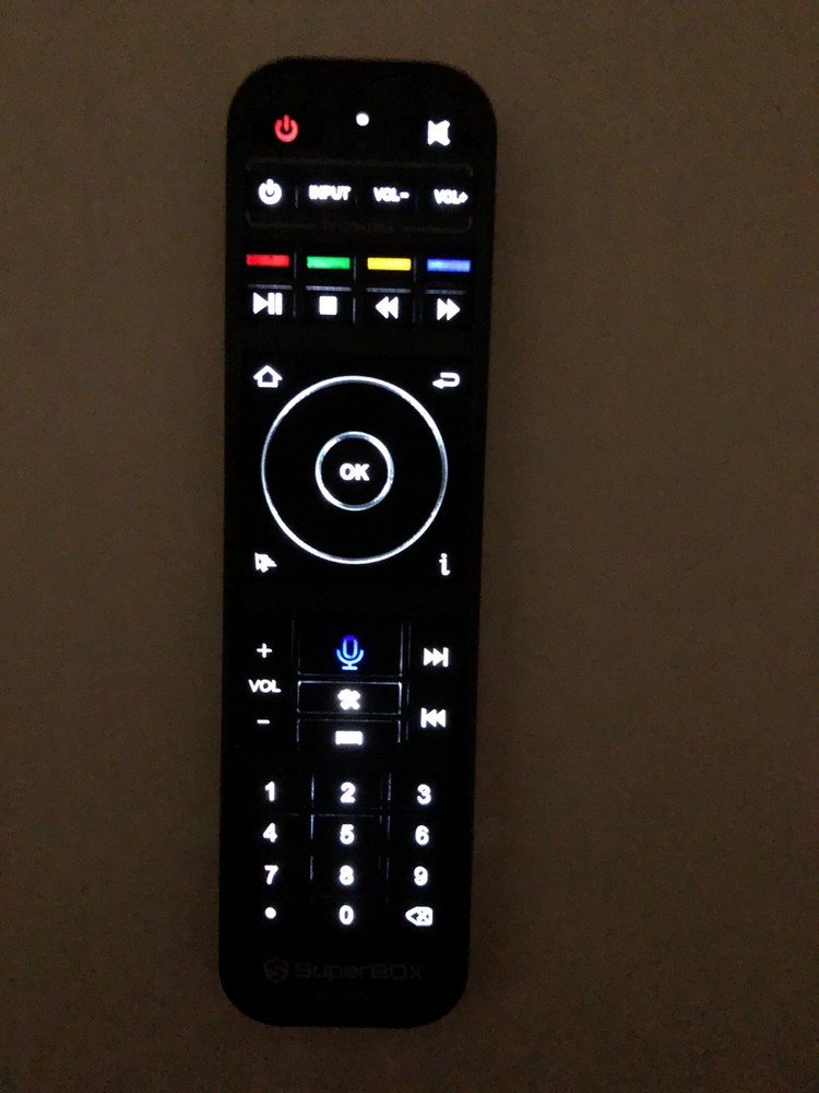 SuperBOX Remote Backlight,Bluetooth for S5 Max, S6 Max, S7 Max,Elite Ultra